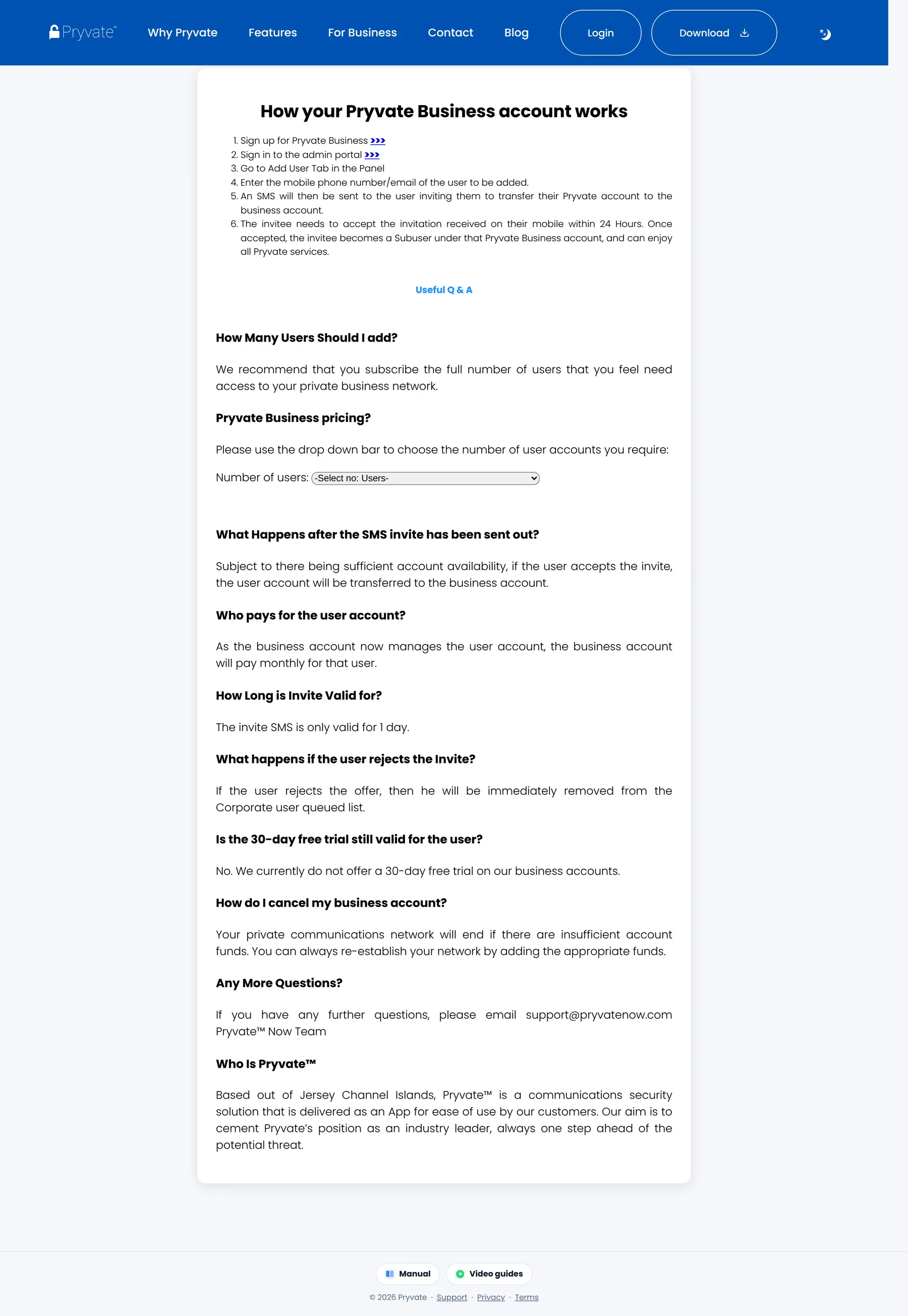 The getting-started guide reachable from the sign-in page.